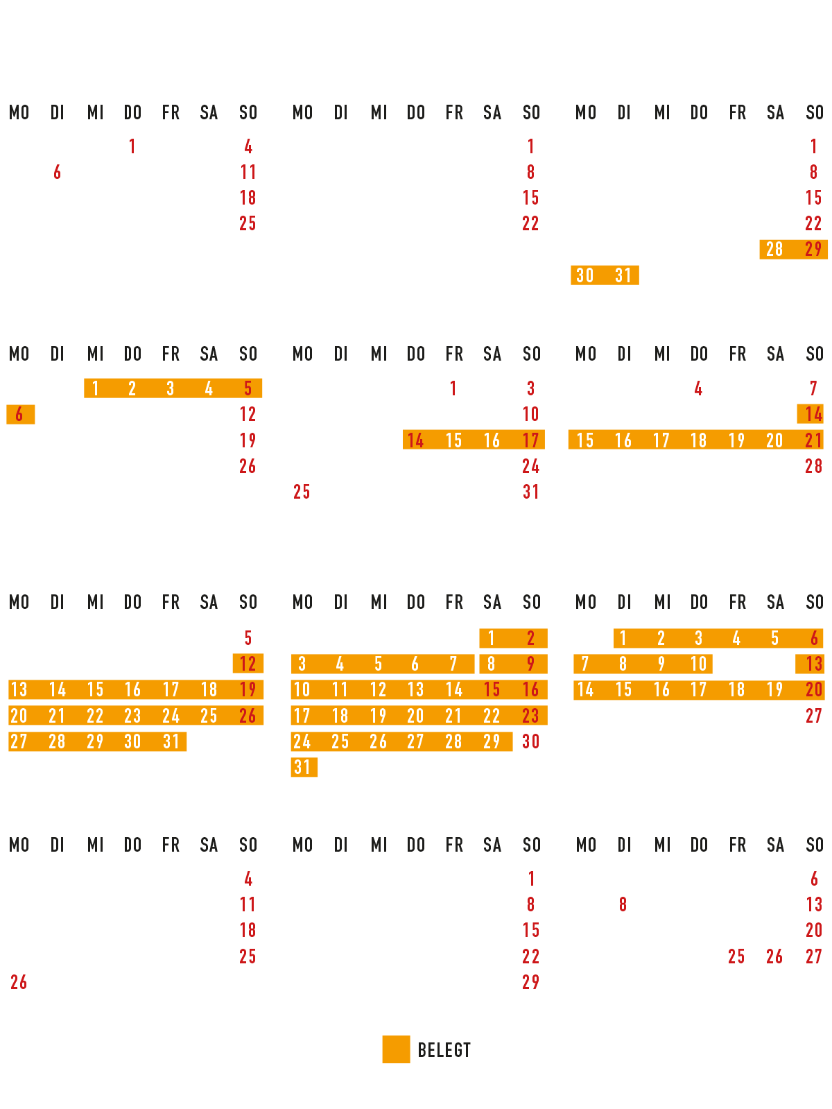 belegungskalender helgis heimat Juli2026